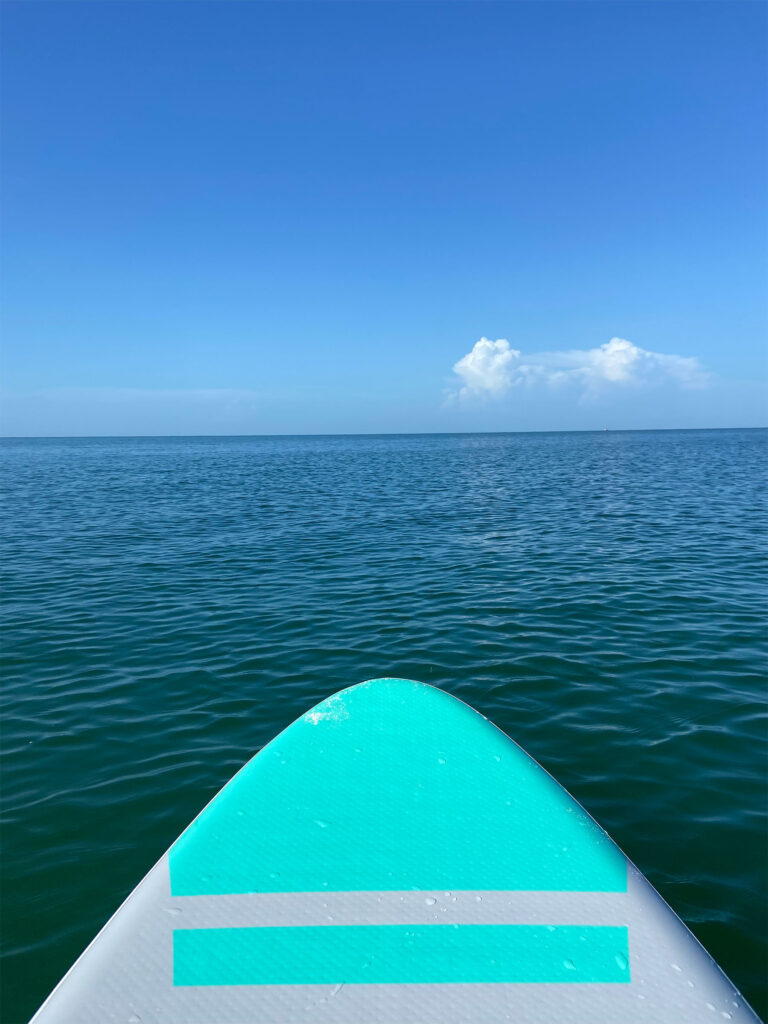 Paddleboarding in Naples, Florida for self-care